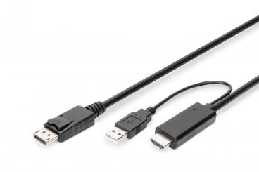 4K HDMI Adapterkabel - HDMI auf DisplayPort 