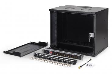 Netzwerk-Set SOHO Pro, 483 mm (19") - 9HE, 540 x 400 mm (B x T) 